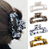 Wholesale Women's Fashion Hair Grab Clip Pvc Handmade