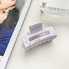Wholesale Women's Fashion Hair Grab Clip Pvc Handmade