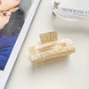 Wholesale Women's Fashion Hair Grab Clip Pvc Handmade