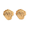 Wholesale Women's Fashion Highgrade Stainless Steel Geometric Hollow Electroplated Earrings