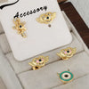 Wholesale Women's Fashion Jewelry Copper Heart Shaped Love Earrings With Diamond Design