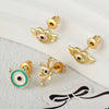 Wholesale Women's Fashion Jewelry Copper Heart Shaped Love Earrings With Diamond Design