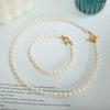 Wholesale Women's Fashion Jewelry With Fresh Water Pearl Chain And Electroplated Ot Buckle