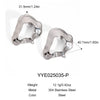 Wholesale Women's Fashion Light Luxury Exaggerated Irregular Stainless Steel Earrings With Pvd Furnace Vacuum Real Gold Plating