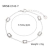 Wholesale Women's Fashion Light Luxury Geometric Stainless Steel And 18K Electroplated Bracelet