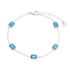 Wholesale Women's Fashion Light Luxury Geometric Stainless Steel And 18K Electroplated Bracelet