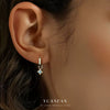 Wholesale Women's Fashion Light Luxury S925 Sterling Silver Star Moon Earrings With Electroplating Treatment