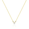 Wholesale Women's Fashion Light Luxury Silver 925 Star Zircon Cross Chain Necklace