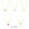 Wholesale Women's Fashion Light Luxury Silver 925 Star Zircon Cross Chain Necklace