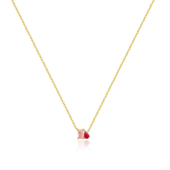 Wholesale Women's Fashion Light Luxury Silver 925 Star Zircon Cross Chain Necklace