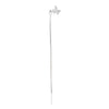 Wholesale Women's Fashion Long Tassel Ear Clip Earrings Without Ear Holes Copper Geometric Heartbeat Style Electroplated