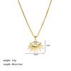 Wholesale Women's Fashion Love Necklace With Heart Shaped Snake Pendant Made Of Titanium Steel And Stainless Steel Pvd Furnace Real Gold Plated