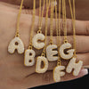 Wholesale Women's Fashion Luxury Electroplated Geometric Ferris Wheel English Letters Zircon Stainless Steel And Titanium Steel Necklace