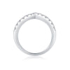 Wholesale Women's Fashion Moissanite Inlaid 925 Silver Geometric Ring