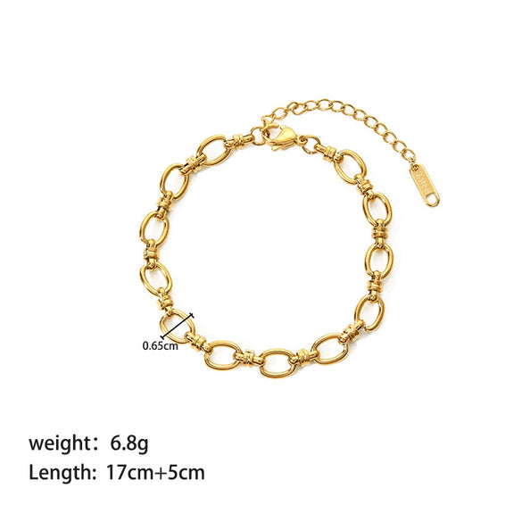 Wholesale Women's Fashion Narrow Cross Chain With Cross Buckle Necklace Stainless Steel And Titanium Steel Geometric Design Pvdp Furnace Real Gold Treatment