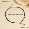 Wholesale Women's Fashion Natural Stone Necklace With Stainless Steel Star Pendant And Geometric Pattern Electroplated