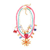 Wholesale Women's Fashion Necklace Alloy Shell Starfish Conch Love Crab Electroplating Heart Fruit Animal Zodiac Design