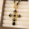 Wholesale Women's Fashion Necklace With Electroplated Zinc Alloy Pendant And Regular Chain Featuring Flower Pattern