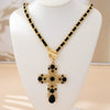 Wholesale Women's Fashion Necklace With Electroplated Zinc Alloy Pendant And Regular Chain Featuring Flower Pattern