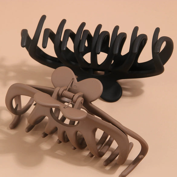 Wholesale Women's Fashion Ol Animals Style Ps Plastic Hair Claw Clip With Baking Paint