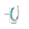 Wholesale Women's Fashion Ol Copper Ushaped Inlaid Zircon Antipain Ear Clips