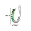 Wholesale Women's Fashion Ol Copper Ushaped Inlaid Zircon Antipain Ear Clips