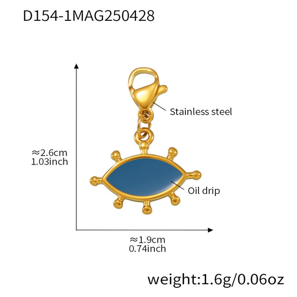 Wholesale Women's Fashion Ol Geometric Natural Stone Necklace With Titanium Steel Pendant And Stainless Steel Chain Electroplated With 18K Gold