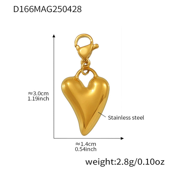 Wholesale Women's Fashion Ol Geometric Natural Stone Necklace With Titanium Steel Pendant And Stainless Steel Chain Electroplated With 18K Gold