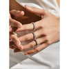 Wholesale Women's Fashion Ol Geometric 925 Silver Diamond Set Ring