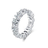 Wholesale Women's Fashion Ol Geometric 925 Silver Diamond Set Ring