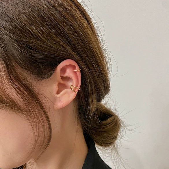 Wholesale Women's Fashion Ol Style Geometric Silver Plated Earrings