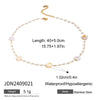 Wholesale Women's Fashion Plants And Flowers Design Electroplated Stainless Steel Necklace And Bracelet Jewelry