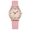 Wholesale Women's Fashion Quartz Watch With Alloy Case Leather Strap And Round Dial