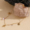 Wholesale Women's Fashion Retro Marine Style Animal Zodiac Stainless Steel 18K Gold Plated Pendant Necklace With O Chain