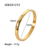 Wholesale Women's Fashion Retro Stainless Steel Zircon Geometric Bracelet