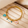 Wholesale Women's Fashion Retro Titanium Steel Heart Shape Personality Electroplated Bracelet