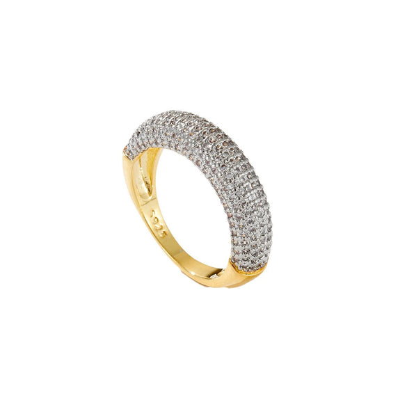 Wholesale Women's Fashion Ring Copper Irregular Design Electroplated Platinum 18K Gold Geometric Light Luxury Hand Jewelry