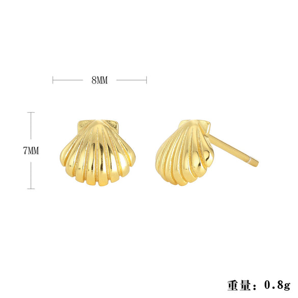 Wholesale Women's Fashion Silver Electroplated Geometric Earrings