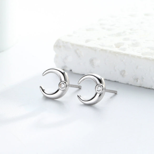 Wholesale Women's Fashion Silver Electroplated Geometric Earrings