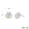 Wholesale Women's Fashion Silver Electroplated Geometric Earrings
