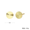 Wholesale Women's Fashion Silver Electroplated Geometric Earrings