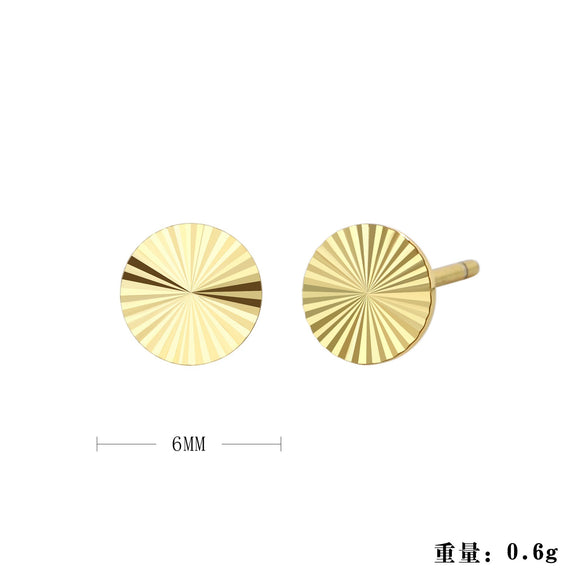 Wholesale Women's Fashion Silver Electroplated Geometric Earrings