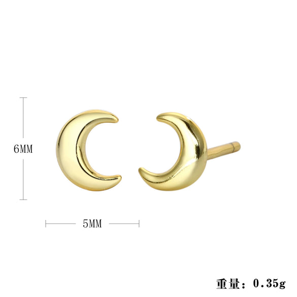 Wholesale Women's Fashion Silver Electroplated Geometric Earrings