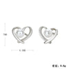 Wholesale Women's Fashion Silver Electroplated Geometric Earrings
