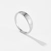 Wholesale Women's Fashion Simple Allmatch Light Luxury White Copper Ring With Geometric Design And Electroplating Treatment