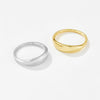 Wholesale Women's Fashion Simple Allmatch Light Luxury White Copper Ring With Geometric Design And Electroplating Treatment