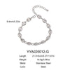 Wholesale Women's Fashion Simple Geometric Titanium Steel Pig Nose Anklet