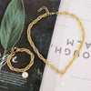 Wholesale Women's Fashion Simple Pearl Heartpatterned Electroplated Bracelet Jewelry