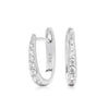 Wholesale Women's Fashion Small Fresh Ushape Microinlay 925 Sterling Silver Diamond Zircon Earrings Jewelry
