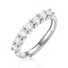Wholesale Women's Fashion Stacked Ring S925 Silver Moissanite Inlay Geometric Style